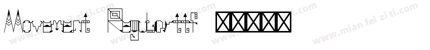 Movement Regularttf字体转换